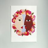 Poster "we" flowers