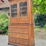 Impressive Castle Commode Forming Showcase From Louis XIV XVIII Eme Century