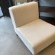 Pair of "Guillerme et Chambron" 1960' fireside chairs with remodeled seats and backrests