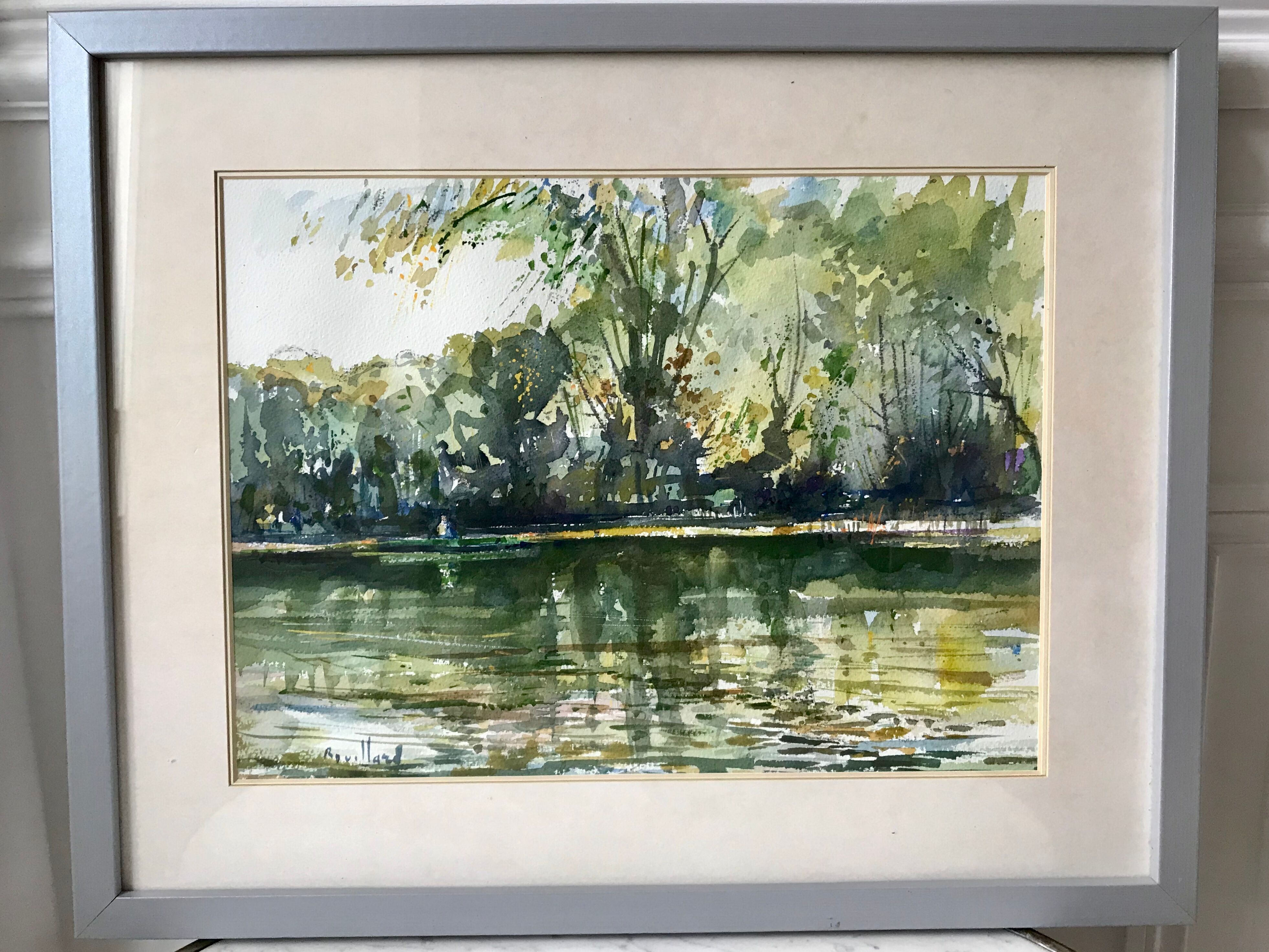 Original watercolor by Michel Rouillard signed