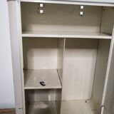 Metal pharmacy cabinet