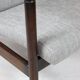 Light Grey Silver Armchair by Edmund Homa GFM-142, 1970s