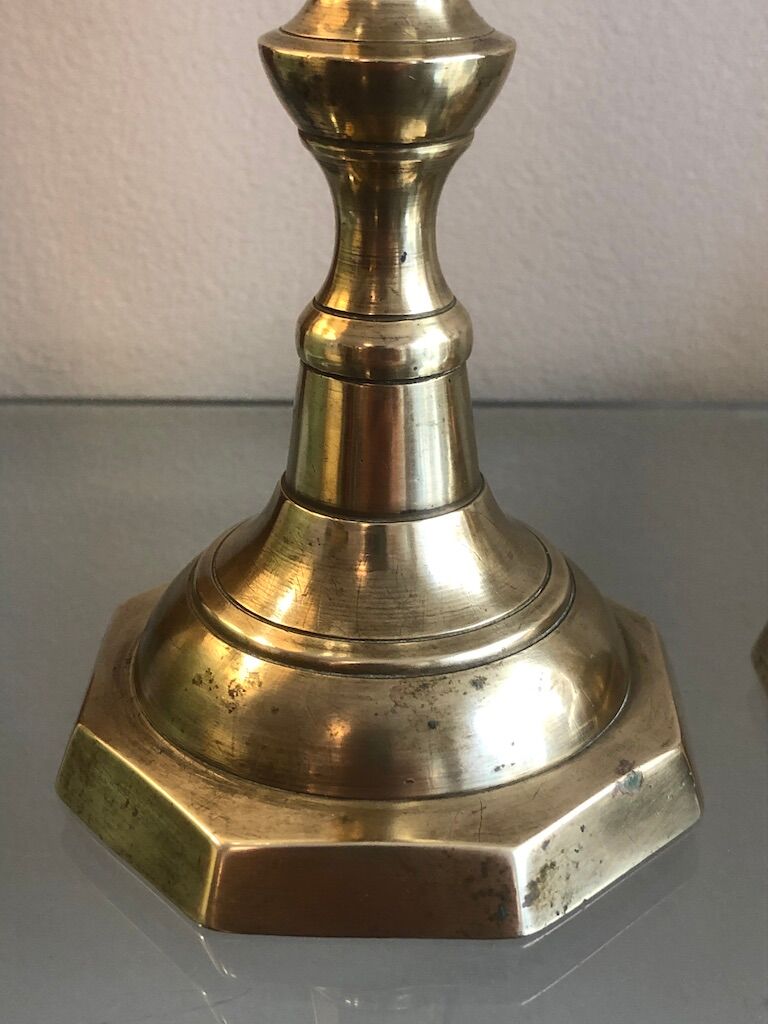 Couple of brass candlesticks