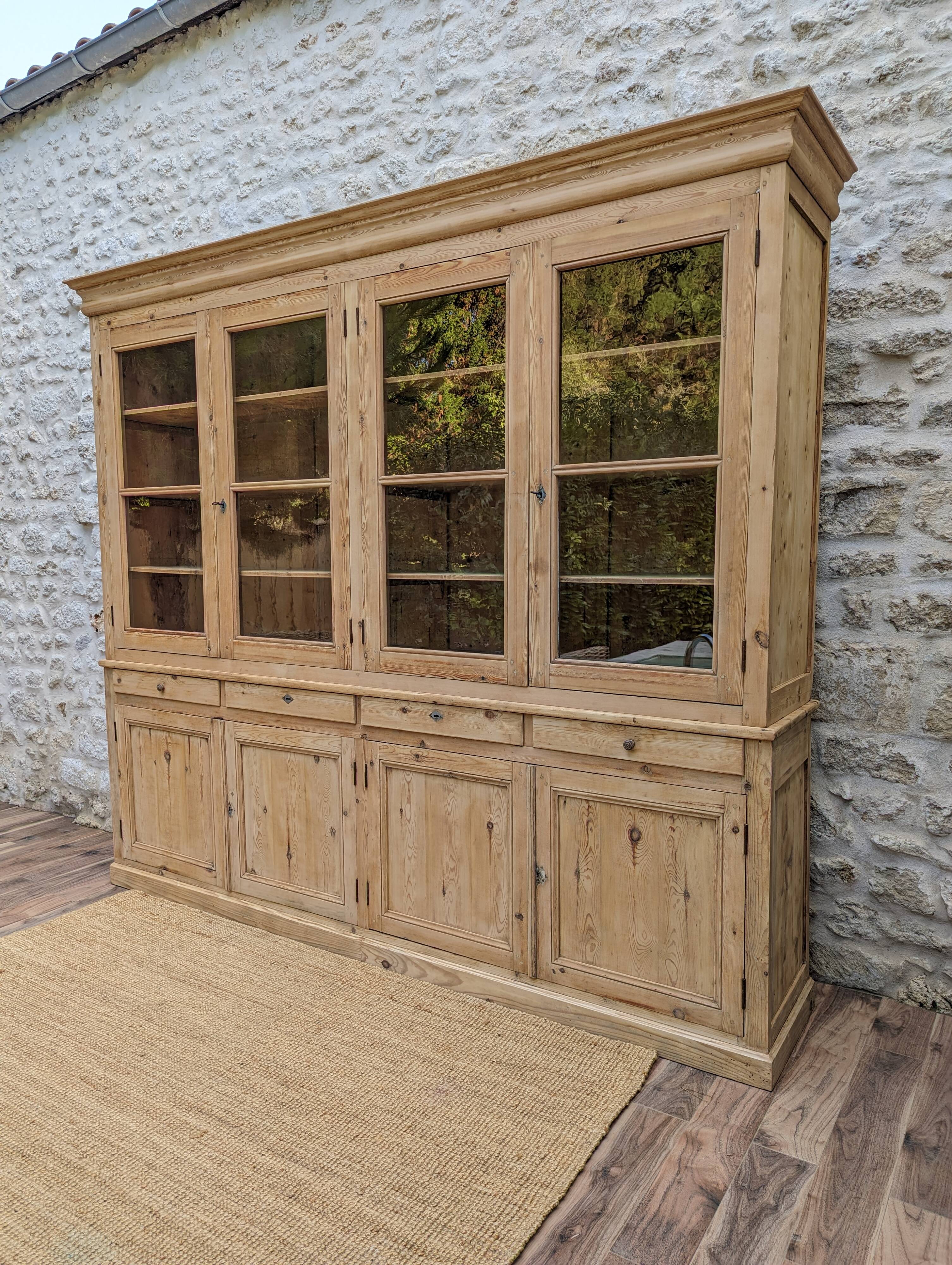 Old glazed furniture