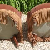 Pair of toad armchairs Napoleon III