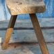 Tabouret tripode de ferme