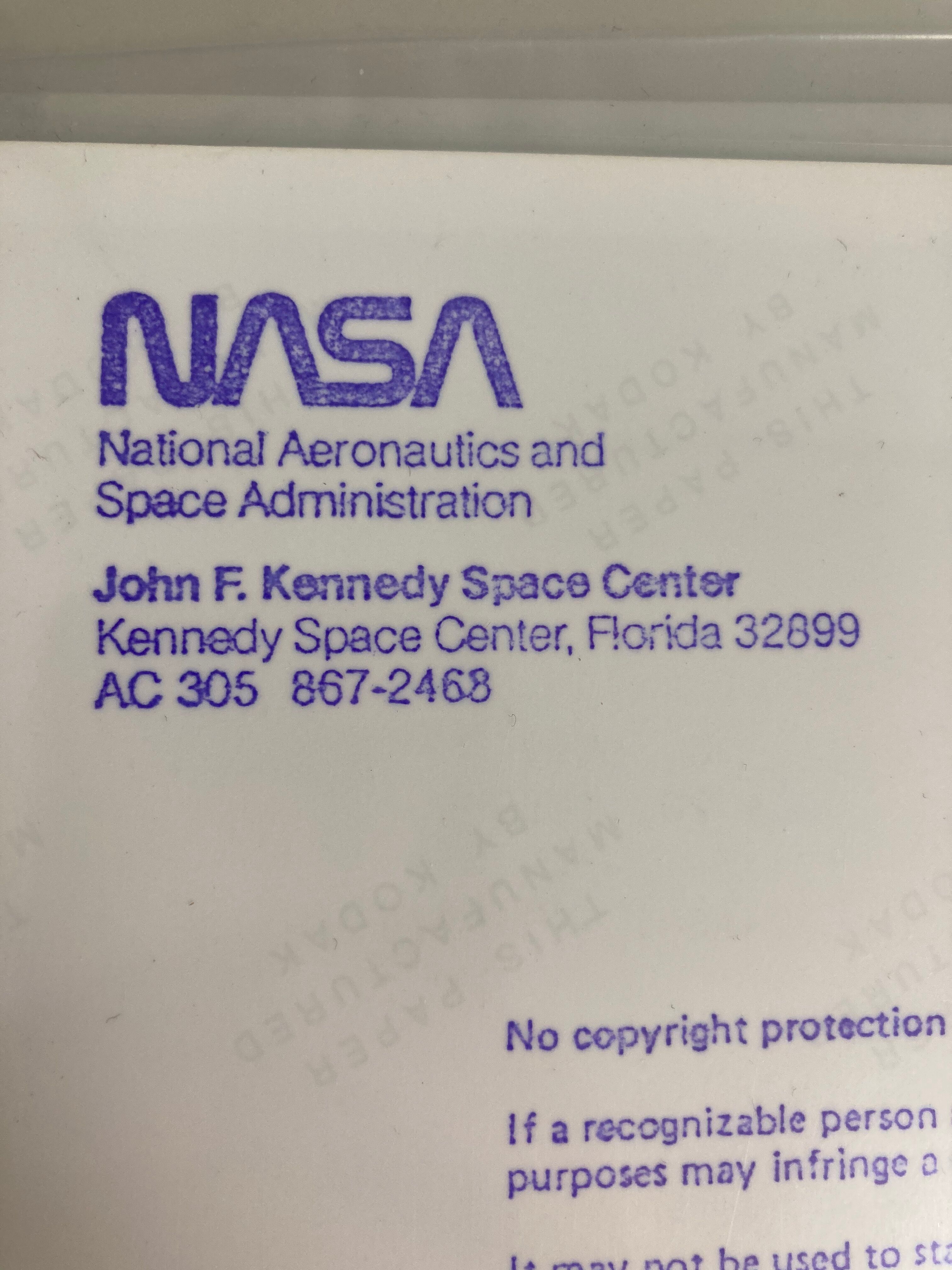 Original Apollo 11 Nasa Photography