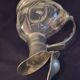 Wine carafe, duck design, glass and metal A553