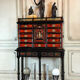 Antwerp cabinet, ebony, tortoiseshell, rosewood and bone, 17th century.