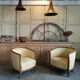 Paire de fauteuils corbeille art deco