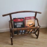 Bamboo magazine rack