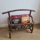 Bamboo magazine rack