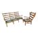 Vintage oak living room