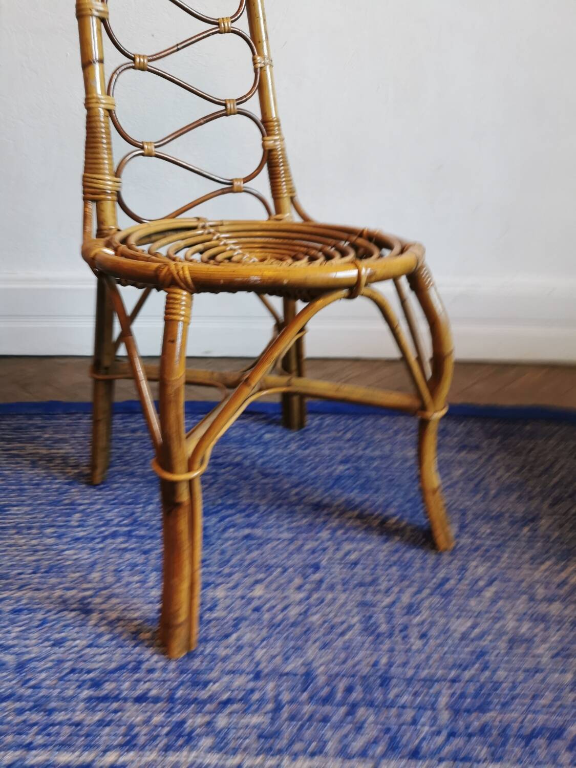 Dirk von Sliedregt rattan chair circa 1950