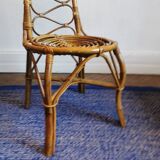 Dirk von Sliedregt rattan chair circa 1950