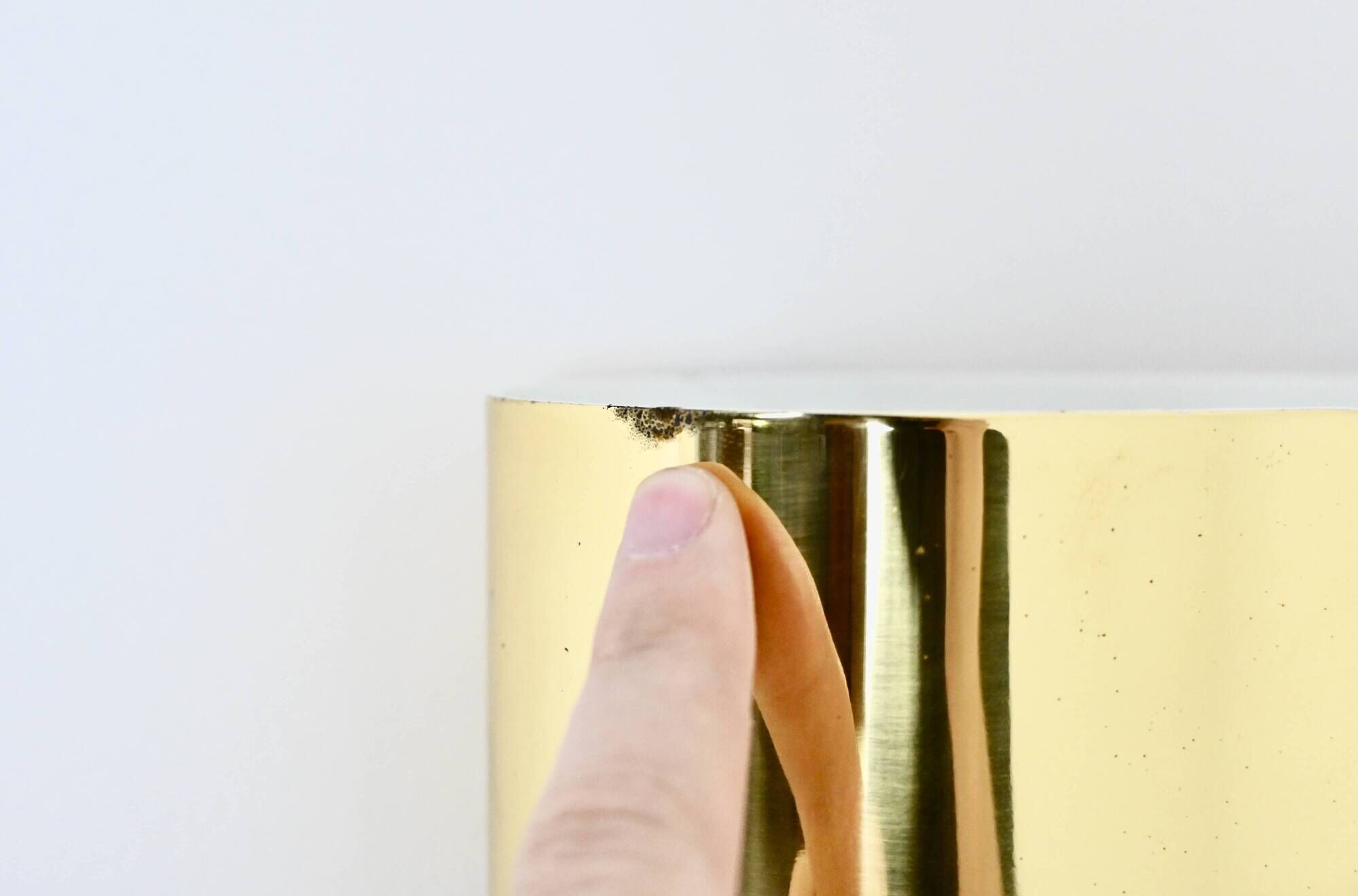 Golden Foglio wall lamp by Tobia & Afra Scarpa for Flos, 1960s