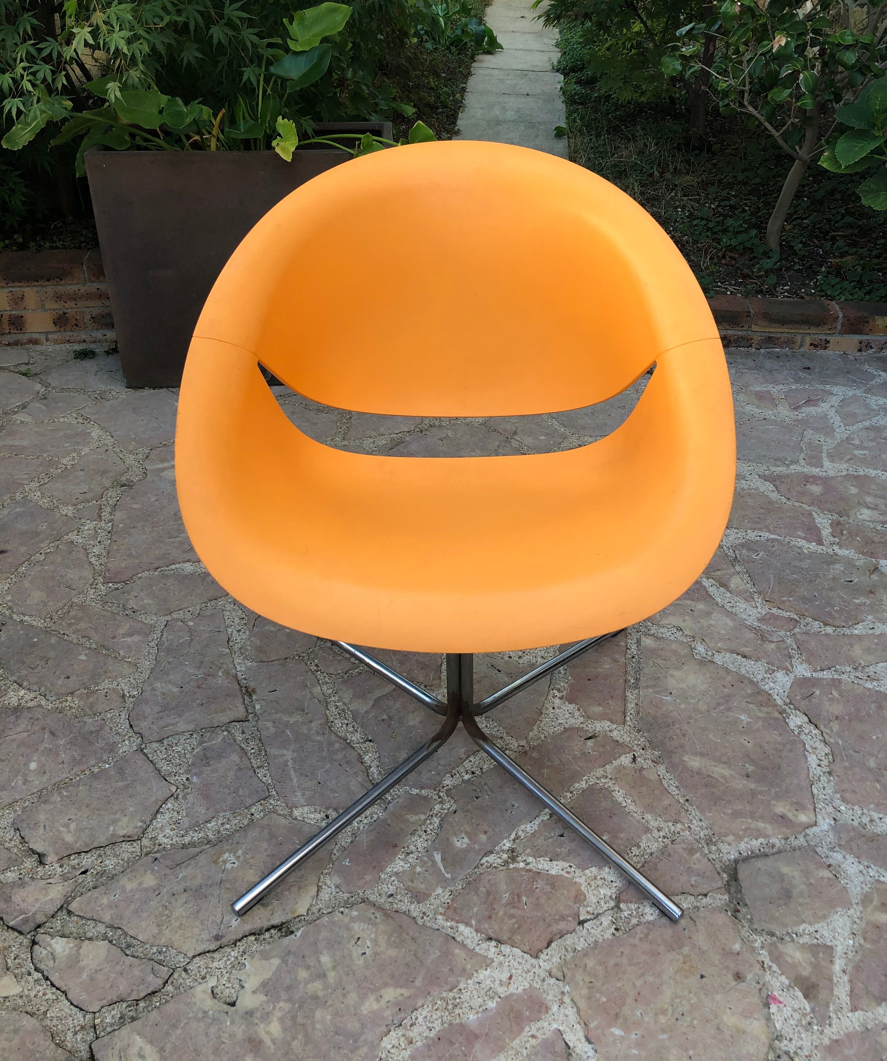 Orange design armchair