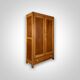Vintage Wooden Wardrobe, 1930s, Czechoslovakia