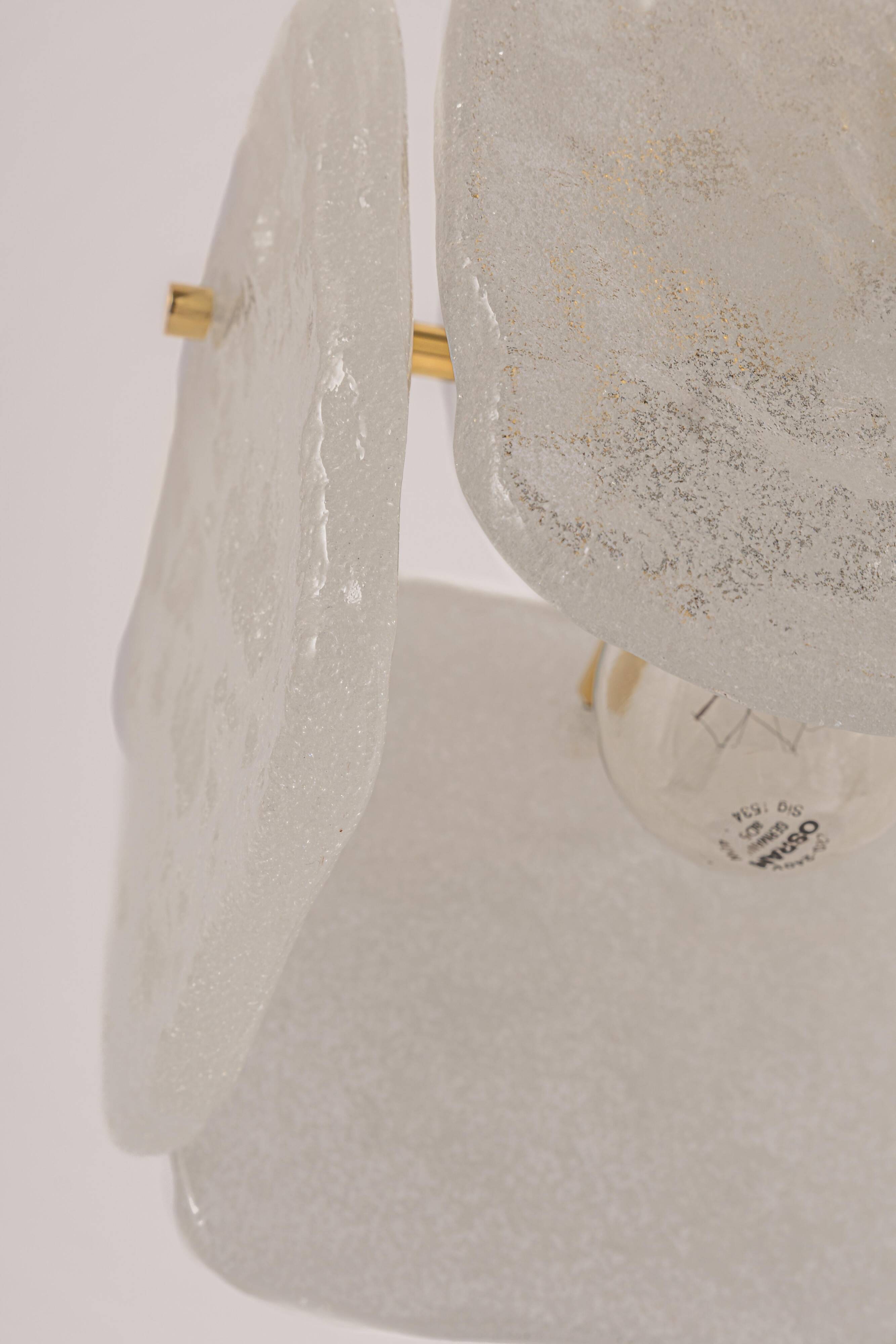 1 of 3 Small Murano glass pendant by Kalmar, Germany, 1960s