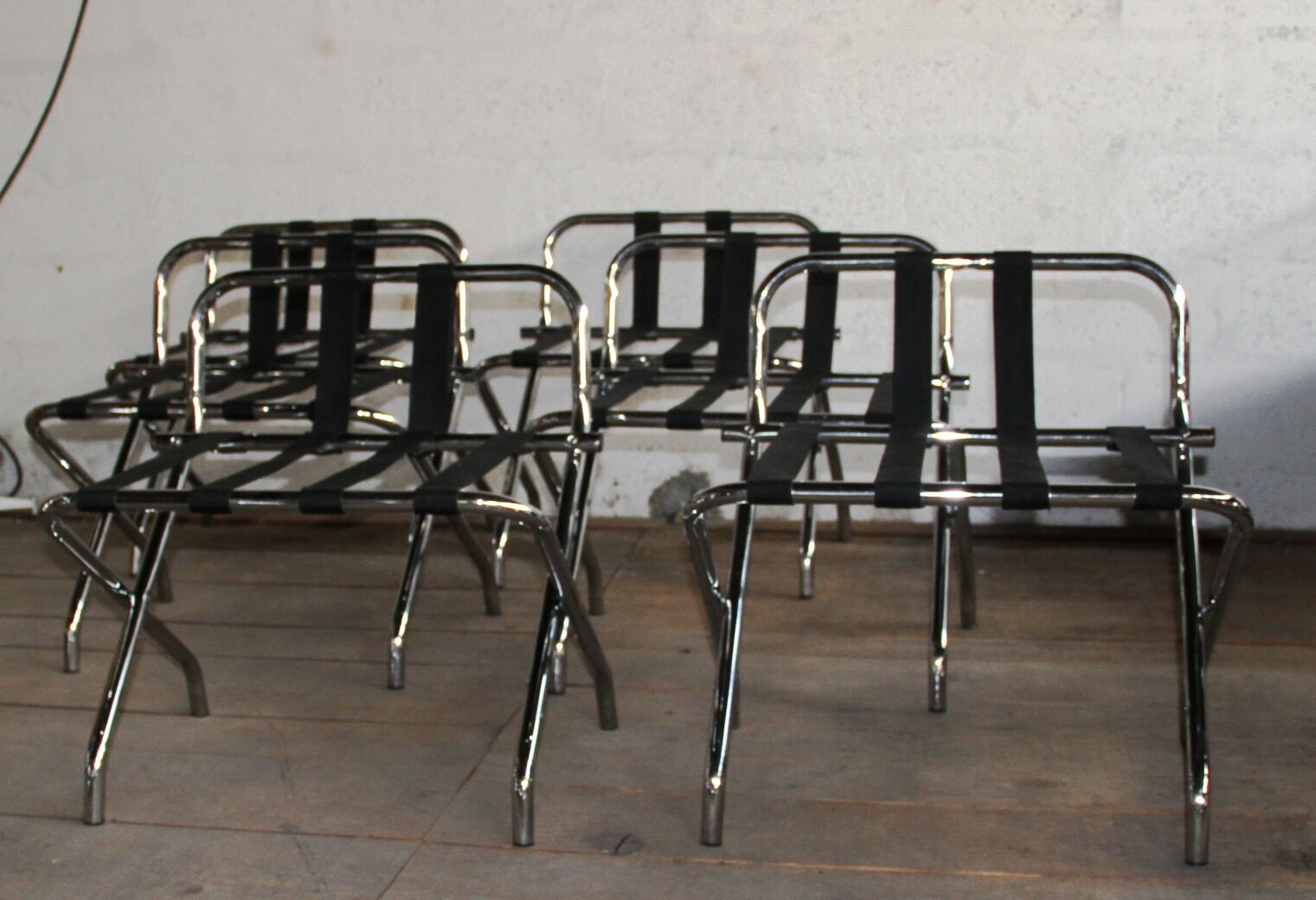 Suite de 5 porte-bagages
