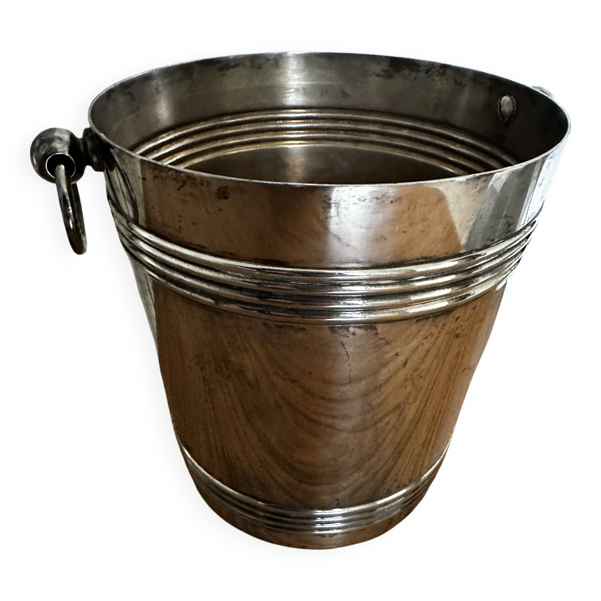 Gallia Champagne Bucket - Silver Metal - Art Deco Period - Biarritz Model