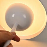 Scandinavian vintage white lamp
