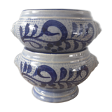 Lot bowls Alsatian lion head