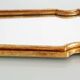 Gold leaf gilded wooden mirror