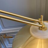 Lampadaire halogène articulé en laiton