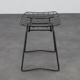 Tabouret Vintage en Fil Métallique par Cees Braakman pour Pastoe, 1960s