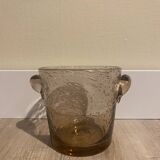 Biot ice bucket in bubbled glass Lila