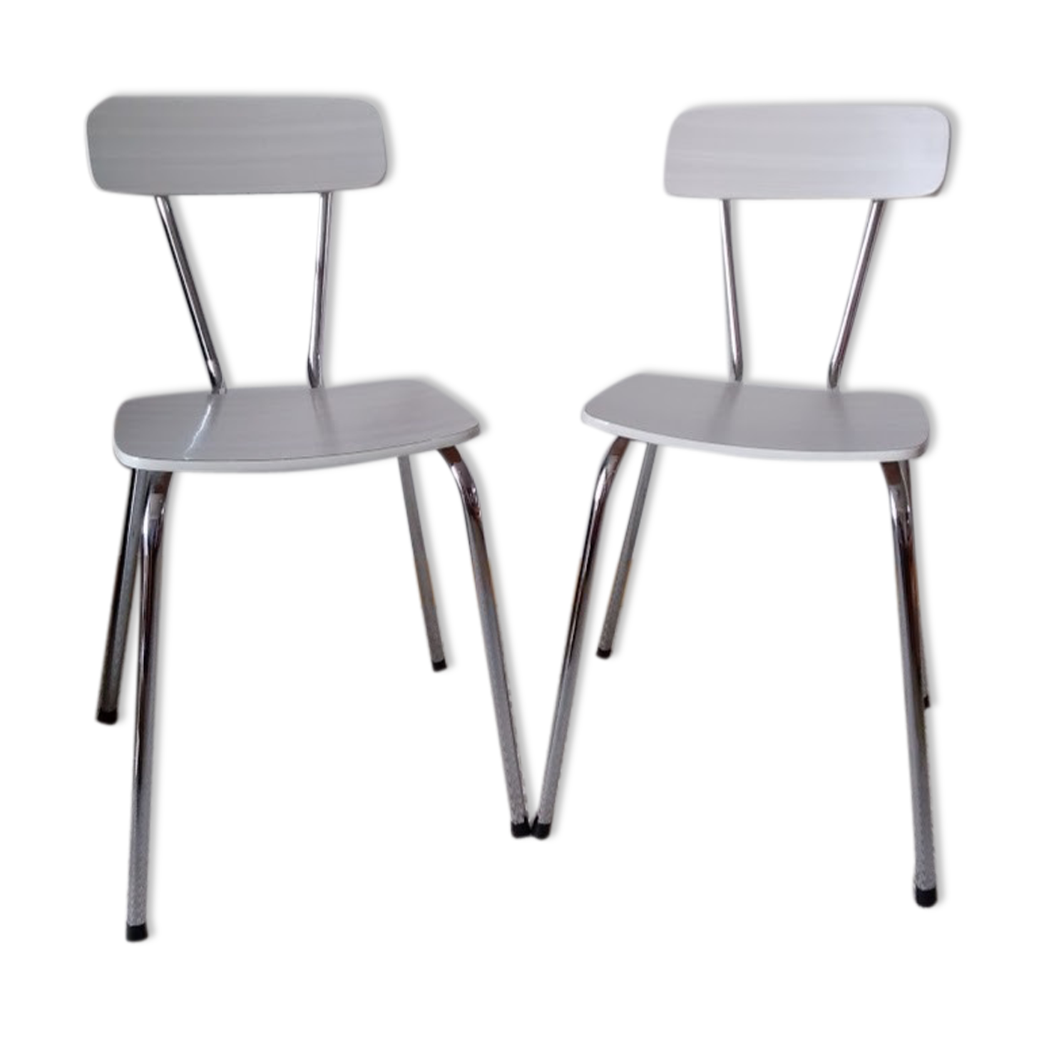 Pair of chairs in formica