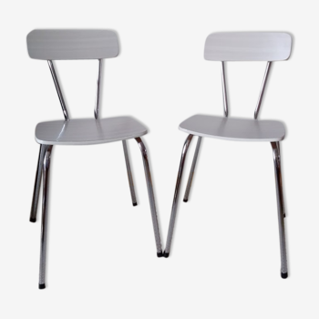 Pair of chairs in formica