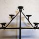 Wrought iron candelabra