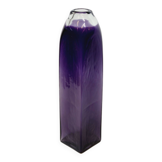 Grand Vase En Verre Soufflé Violet