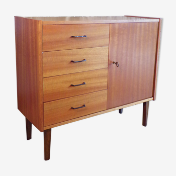 Commode 1960 en teck