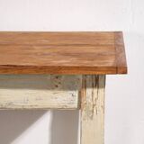 Antique white kitchen table (c.1920) #10