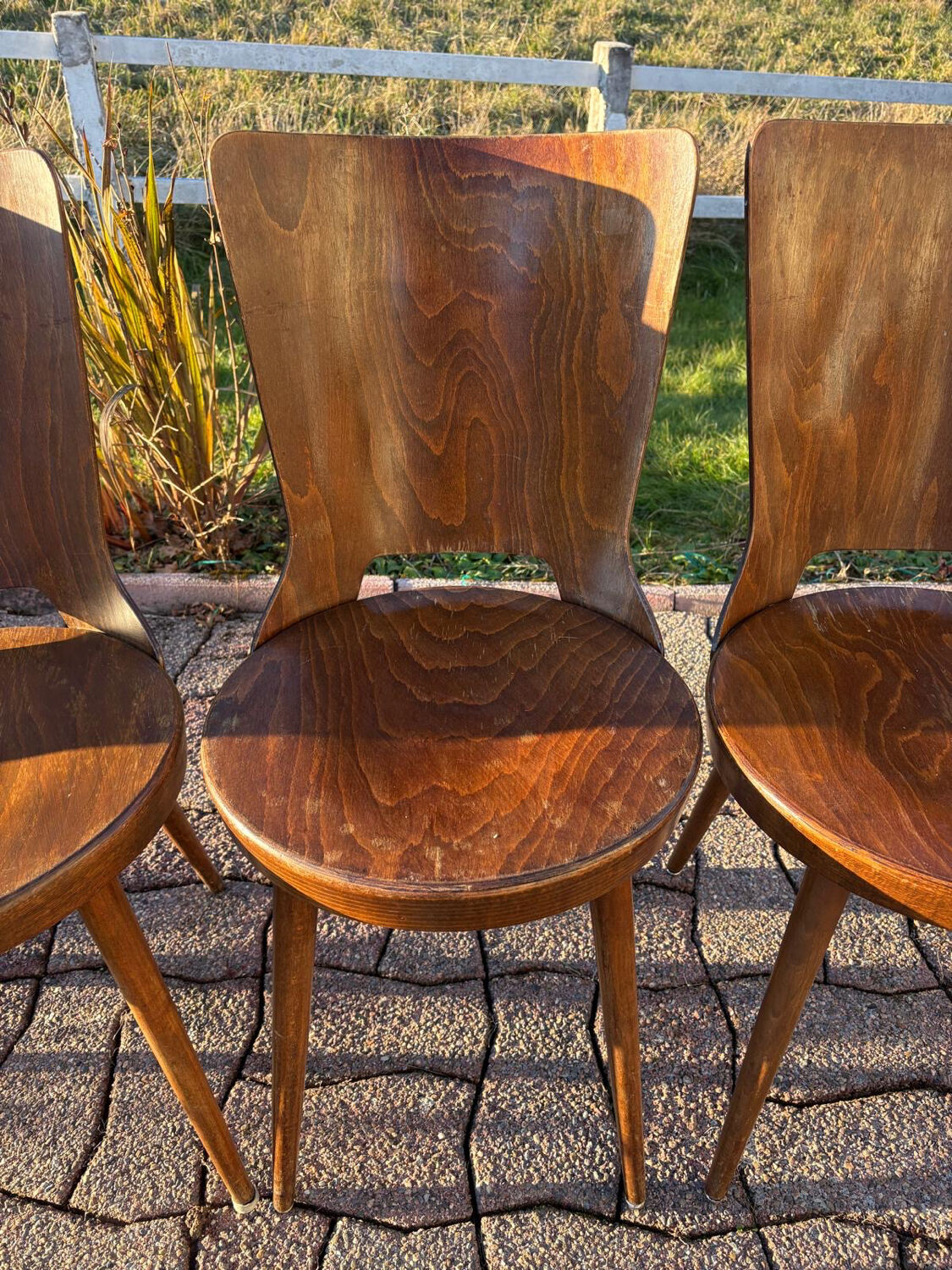 Set of 6 Baumann bistro chairs