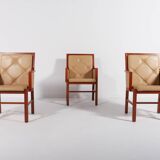 Set of 3 Bernt Andersson armchairs from Skandi-Form, 1980’s Sweden