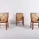 Ensemble de 3 fauteuils Bernt Andersson de Skandi-Form, Suède 1980