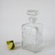 Carafe à whisky facettée bouchon travaillé 1970
