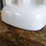Globe opaline square wall sconce