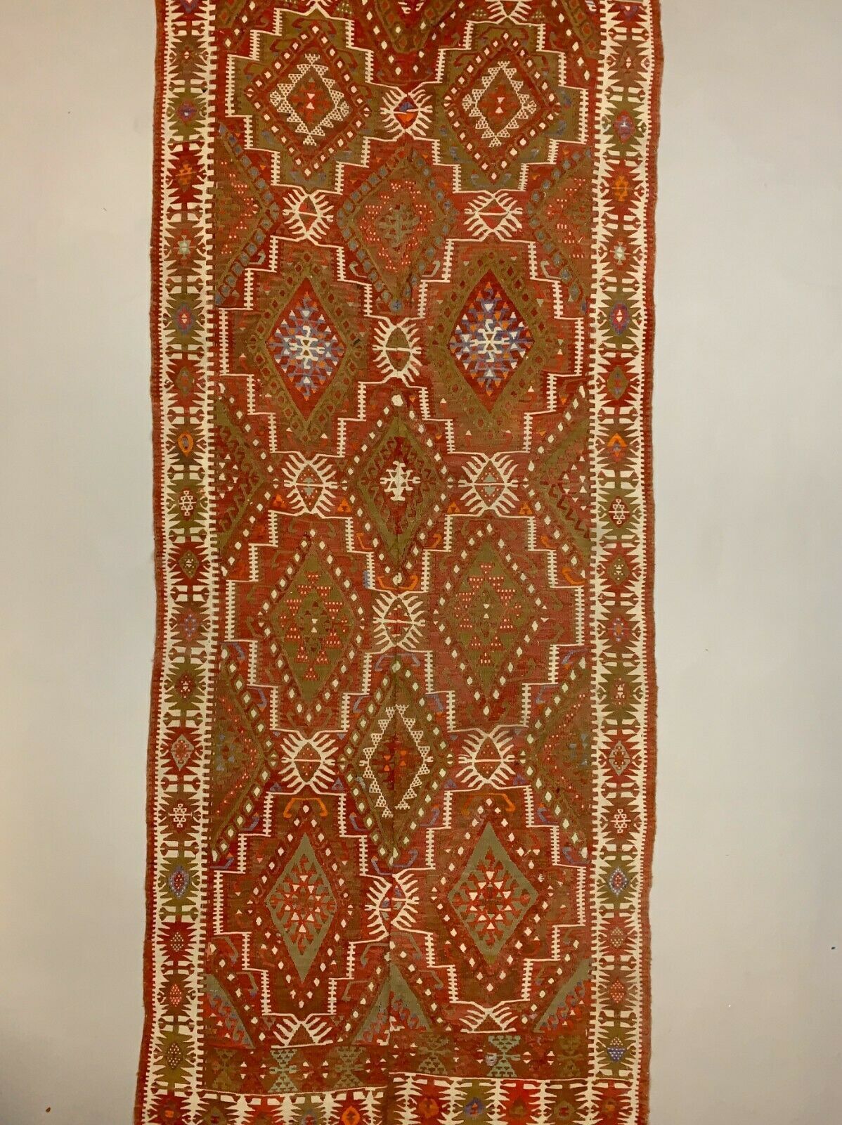 Turkish kilim 348x144 cm wool