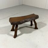 Petite table d'appoint rectangulaire brutaliste pour plantes, années 1960-70