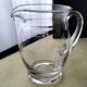 Carafe à eau  , pichet  en verre soufflé , Décor meulé  1 L