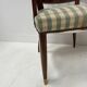 Art Deco office chair in solid mahogany, 20th century.
