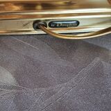 Plexiglas and brass lamp