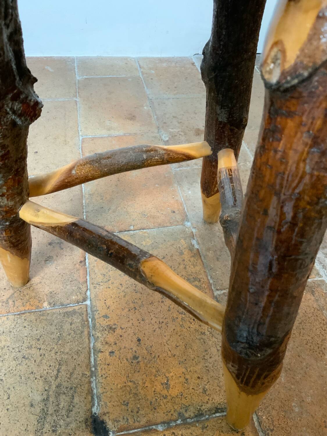 Vintage tripod stool