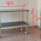Table roulante desserte vintage style ancien
