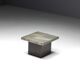 Aluminium Etched Coffee Table by Marc D’haenens, Belgium, 1970s